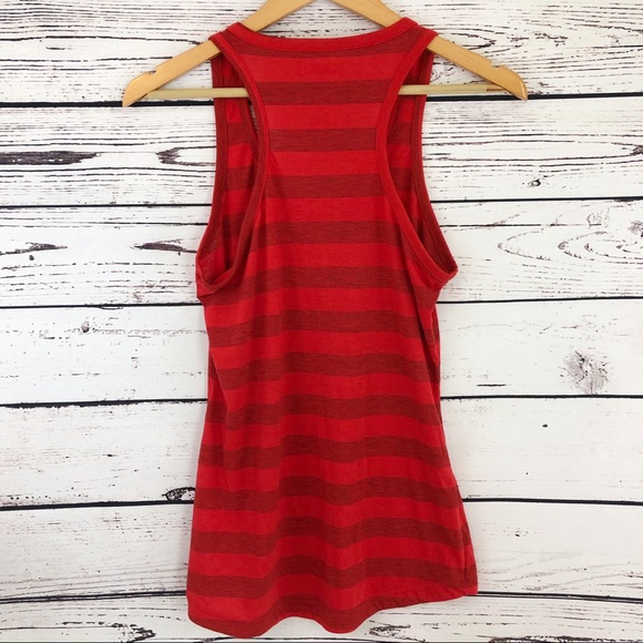 Adidas Red Striped Tank Top - Picture 2 of 3
